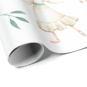 くるみクラッカーバレエのクリスマスイメージラッピング紙 ラッピングペーパー (ロールコーナー)