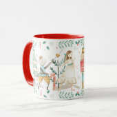 くるみクラッカーバレエのクリスマスフェスティバルギフトコフ マグカップ (正面左)