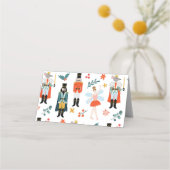 くるみクラッカーバレエのクリスマスモダンパーティー プレイスカード (裏面)