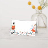 くるみクラッカーバレエのクリスマスモダンパーティー プレイスカード (正面)