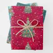くるみクラッカーバレエのクリスマスラッピング紙シート ラッピングペーパーシート (インサイチュ)