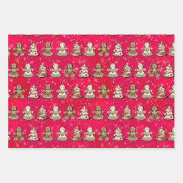 くるみクラッカーバレエのクリスマスラッピング紙シート ラッピングペーパーシート