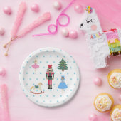 くるみクラッカーバレエイラストレーションスノーフレークナプキンス ペーパープレート (パーティー)