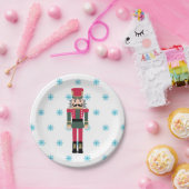 くるみクラッカーバレエイラストレーションスノーフレーク ペーパープレート (パーティー)