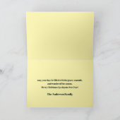 くるみクラッカーバレエクリスマステーマ シーズンカード (内部)