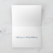 くるみクラッカーバレエクリスマスホリデーカード サンキューカード (内部)