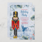 くるみクラッカーバレエクリスマスホリデーパーティー 招待状 (正面/裏面)