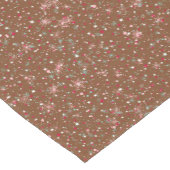 くるみクラッカーバレエブラウングリッター ショートテーブルランナー (コーナー)