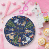 くるみクラッカーバレエヴィンテージメリークリスマスパーティー ペーパープレート (パーティー)