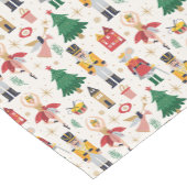 くるみクラッカーバレエ休暇パターン ショートテーブルランナー (コーナー)