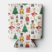 くるみクラッカーバレエ休暇パターン 缶クーラー (正面)