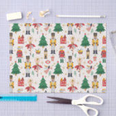 くるみクラッカーバレエ休暇パターン 薄葉紙 (クラフト)