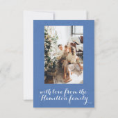 くるみクラッカーバレエ写真クリスマスカード 招待状 (裏面)