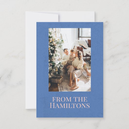 くるみクラッカーバレエ写真クリスマスカード 招待状 (裏面)