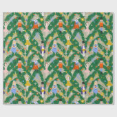 くるみクラッカーバレエ王室のバウのクリスマスラッピング ラッピングペーパー (フラット)