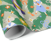 くるみクラッカーバレエ王室のバウのクリスマスラッピング ラッピングペーパー (ロールコーナー)