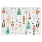 くるみクラッカーバレエ画像抱き枕 ラージペーパーバッグ (裏面)