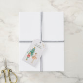 くるみクラッカーバレリーナのクリスマスギフトタグ ギフトタグ (より糸付き)