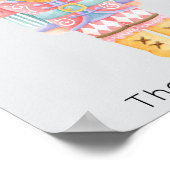 くるみクラッカーパステルクリスマス ポスター (角)