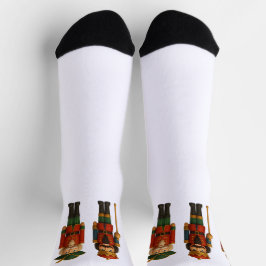 くるみクラッカーパレードホリデーチャーストマ ソックス