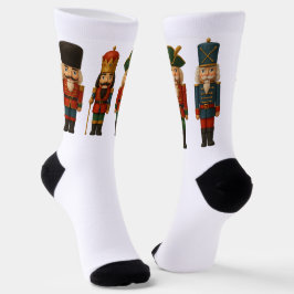 くるみクラッカーパレードホリデーチャーストマ ソックス