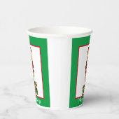 くるみクラッカーパーソナライズ文字x 2クリスマス 紙コップ (右)