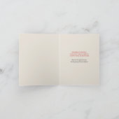 くるみクラッカービジネス企業のハッピーホリデーカード シーズンカード (内部)