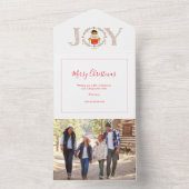 くるみクラッカープリンスホリデーフォト オールインワン招待状 (内側)