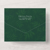 くるみクラッカープリンスホリデーフォト オールインワン招待状 (裏面)