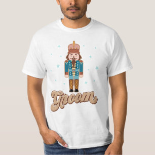 くるみクラッカープリンセス妖精の花嫁の新郎 Tシャツ