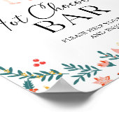 くるみクラッカーホットチョコレートバークリスマスパーティー ポスター (角)