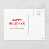 くるみクラッカーホリデーカード シーズンポストカード (裏面)