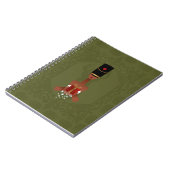 くるみクラッカーホリデーギフトクリスマススパイラルノート ノートブック (左側)