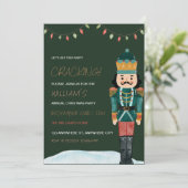 くるみクラッカーホリデークリスマスパーティの招待状 招待状 (スタンド正面)