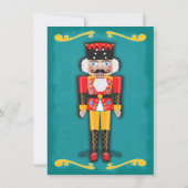 くるみクラッカーホリデークリスマスパーティの招待状 招待状 (裏面)