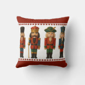 くるみクラッカーホリデーパレードクリスマス装飾用クッション クッション (裏面)