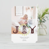 くるみクラッカーホリデーフォトカードジョイ シーズンカード (スタンド正面)