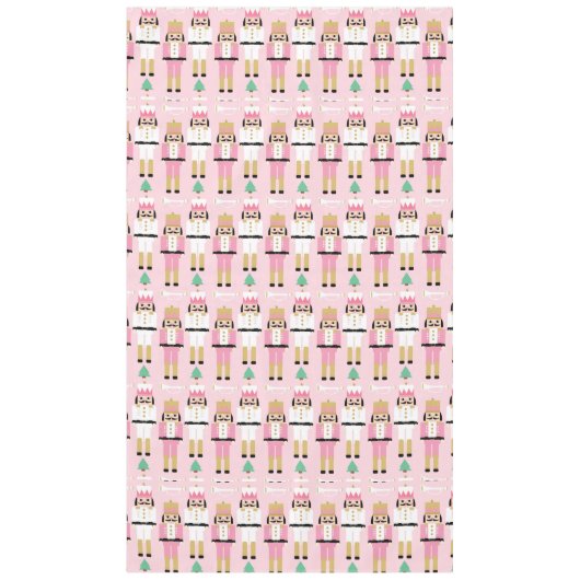 くるみクラッカーホームデコール – ミックスとマッチ テーブルクロス (正面)