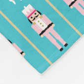 くるみクラッカーホームデコール – ミックスとマッチ フリースブランケット (角)