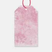 くるみクラッカーランド・オブ・スイーツピンク金ゴールド誕生日 ギフトタグ (裏面)