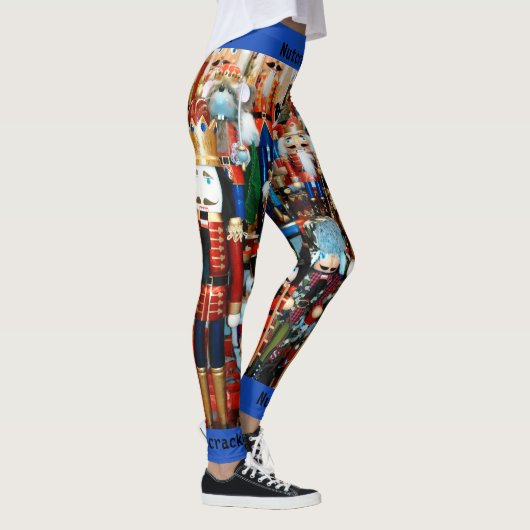 くるみクラッカーレギンスランニングクリスマスのタイツ レギンス (右)