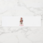 くるみクラッカーレッドマジカル誕生日 ペットボトルラベル (シングルラベル)