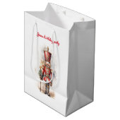 くるみクラッカーレッドマジカル誕生日 ミディアムペーパーバッグ (正面アングル)