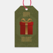 くるみクラッカー幸せな休日ギフトクリスマスギフトタグ ギフトタグ (正面)