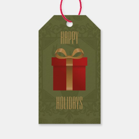 くるみクラッカー幸せな休日ギフトクリスマスギフトタグ ギフトタグ (正面)