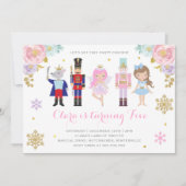 くるみクラッカー招待状シュガープラムフェアリー招待状 招待状 (正面)