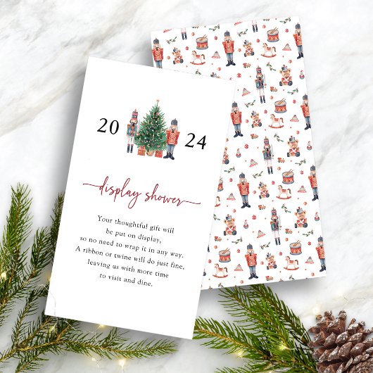 くるみクラッカー表示シャワー囲いカード エンクロージャーカード