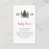 くるみクラッカー表示シャワー囲いカード エンクロージャーカード (正面)