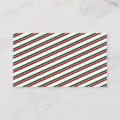 くるみクラッカー赤ちゃんシャワーおむつラッフルカード エンクロージャーカード (裏面)