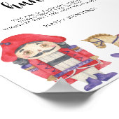 くるみクラッカー – おしゃぶり狩りベビーシャワーゲームポスター ポスター (角)